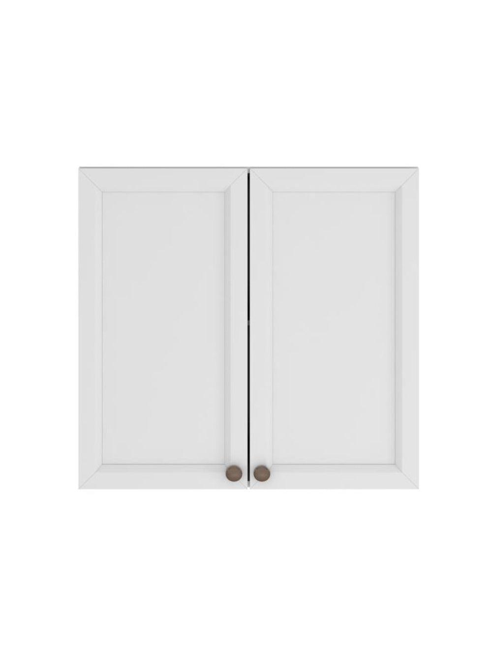 Armário Aéreo 2 Portas Olivia 80 cm - Branco