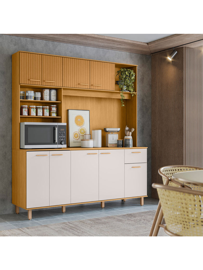 Kit Cozinha Núria 9 Portas 1 Gaveta Poliman