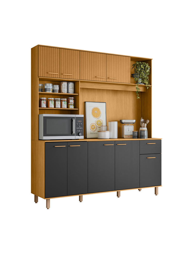 Kit Cozinha Núria 9 Portas 1 Gaveta Poliman