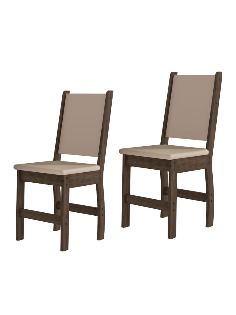 Mesa de Jantar Bellagio Retangular 108cm Com 4 Cadeiras Clara Poliman Móveis