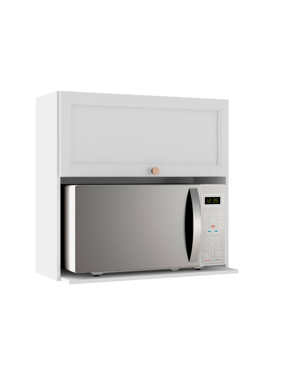 Armário Aéreo Olivia para Micro Ondas - Fumê