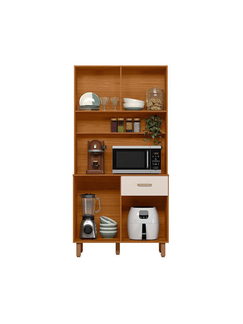 Kit Cozinha 04 Portas 01 Gaveta New Izis Poliman Móveis