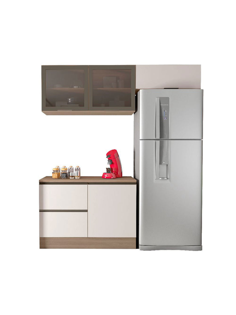 Cozinha Modulada Etna 4 Peças Cooktop Poliman Móveis