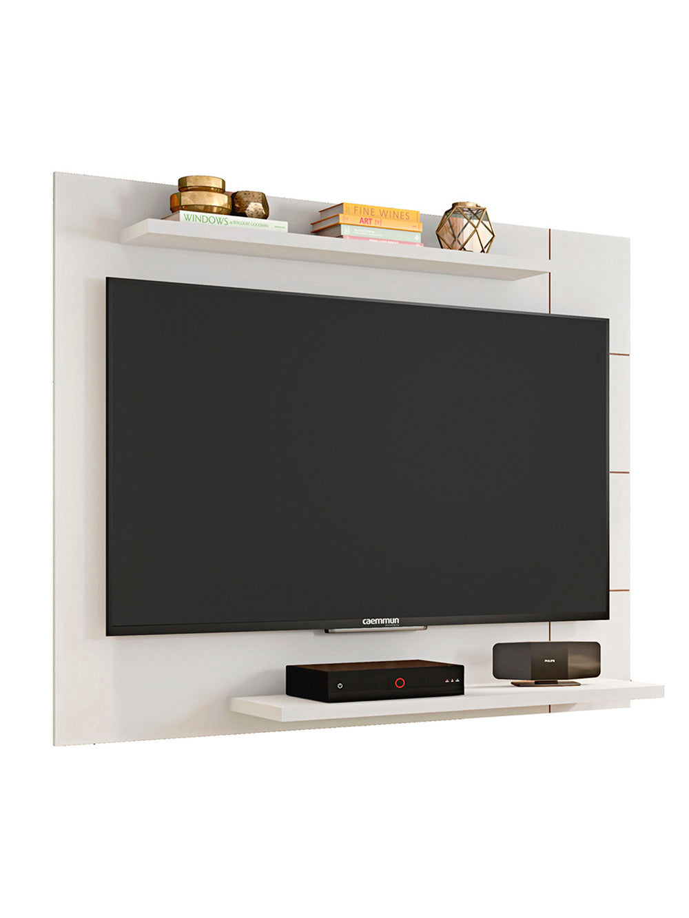 Painel para Tv até 58 Polegadas Cross Caemmun - Branco