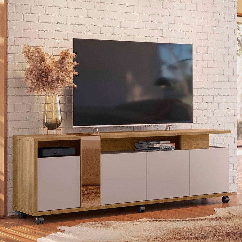 Rack Bancada para Tv até 70 Polegadas New Cristal Caemmun