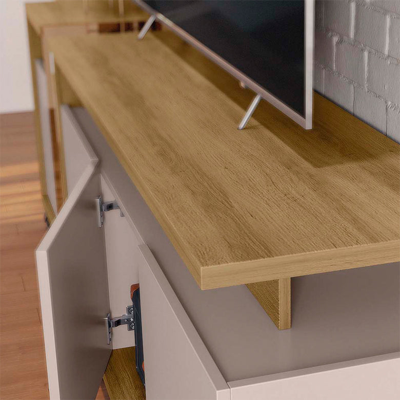 Rack Bancada para Tv até 70 Polegadas New Cristal Caemmun