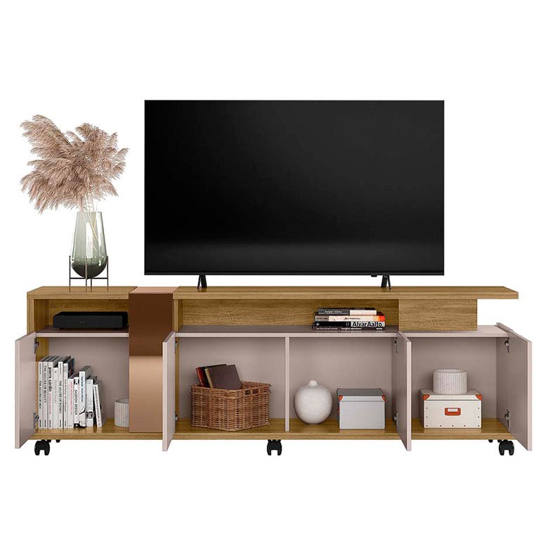 Rack Bancada para Tv até 70 Polegadas New Cristal Caemmun