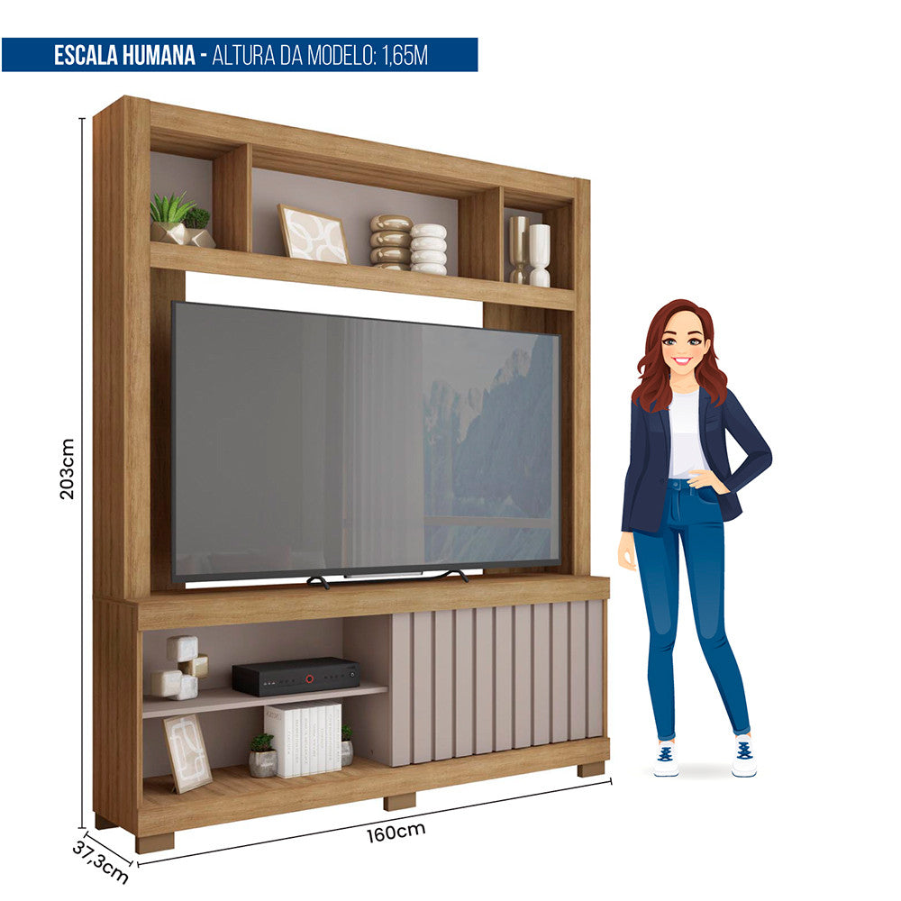 Estante para Tv até 65 Polegadas Cinne Caemmun