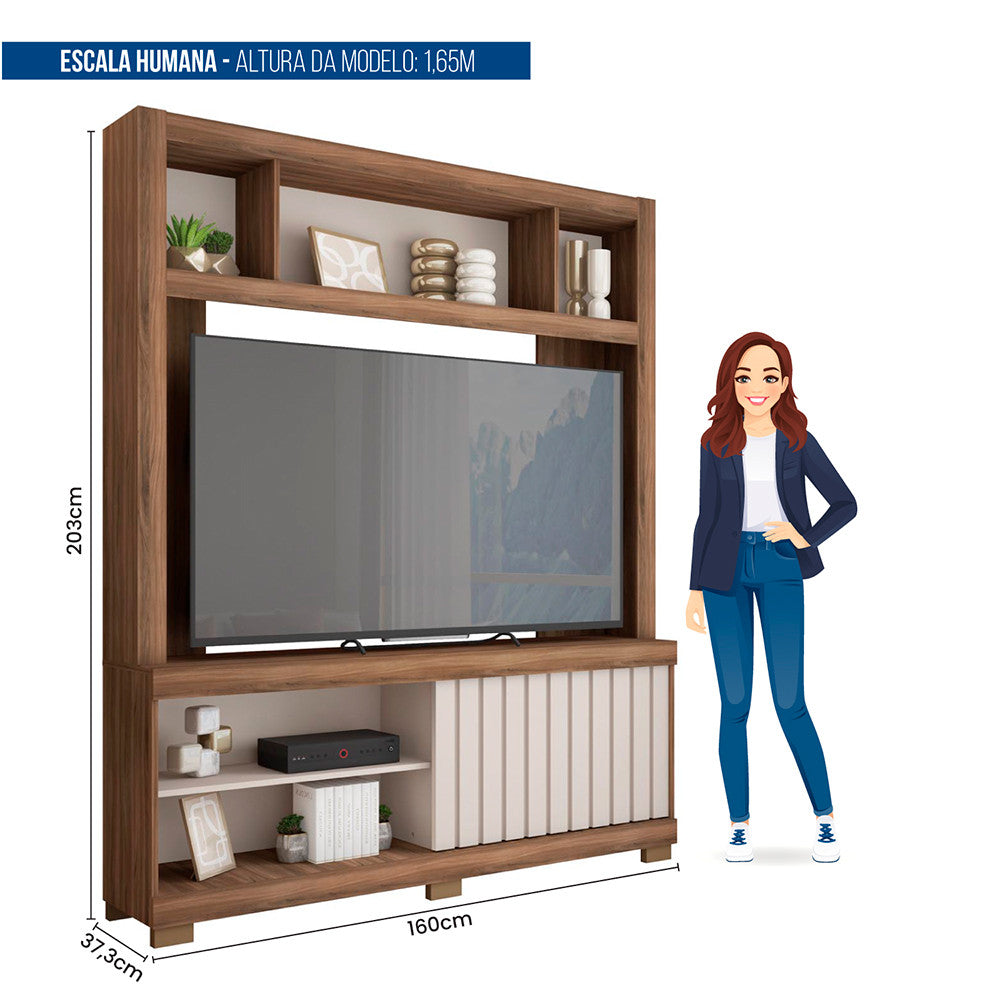 Estante para Tv até 65 Polegadas Cinne Caemmun