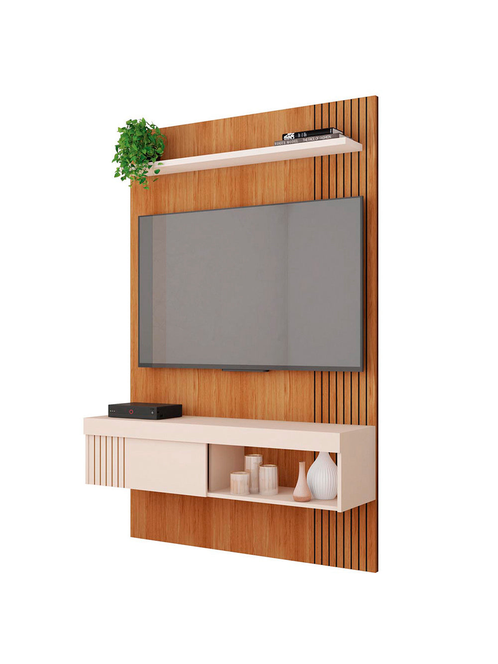 Painel para Tv até 45 Polegadas Jade 1.2 Caemmun - Buriti / fendi