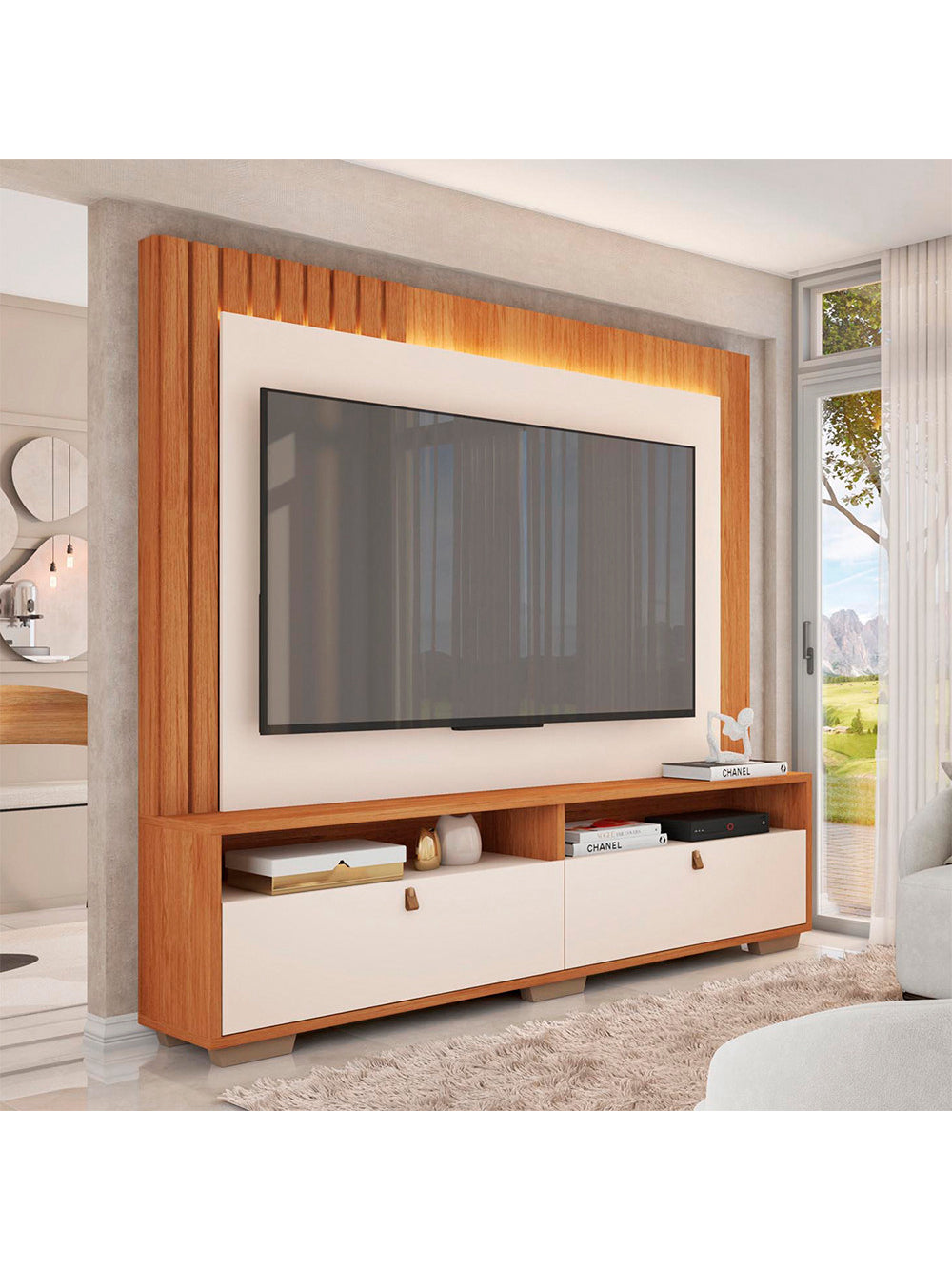 Painel Home Theater para Tv até 70 Polegadas Fox Caemmun