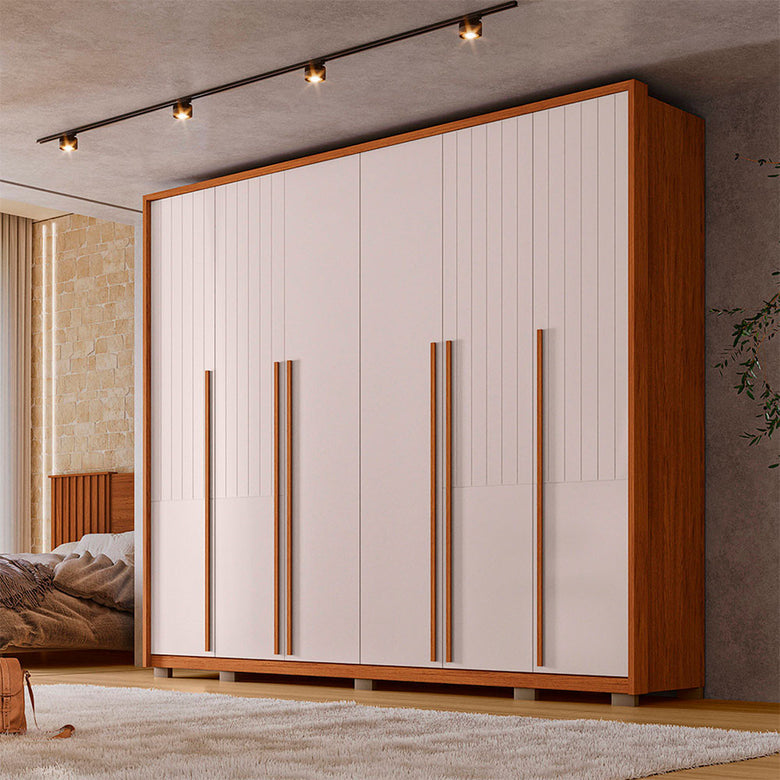 Guarda Roupa Casal Quintus 6 Portas 6 Gavetas Caemmun