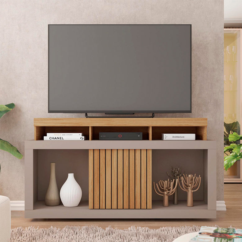 Rack Bancada para Tv até 55 Polegadas 1 Porta Dragon Caemmun