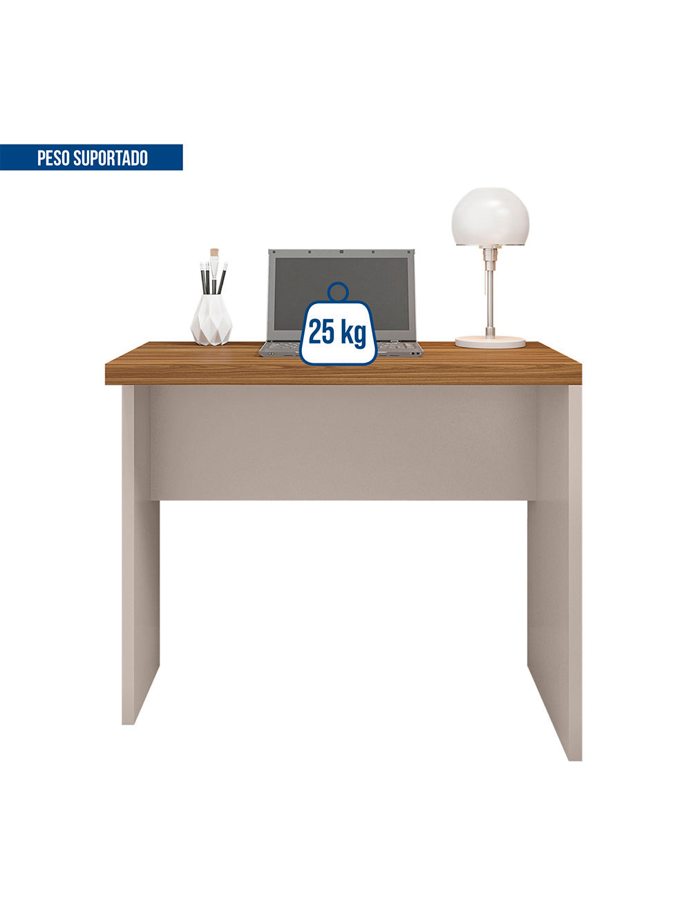 Mesa De Computador para Escritório Studio 0.9 Caemmun