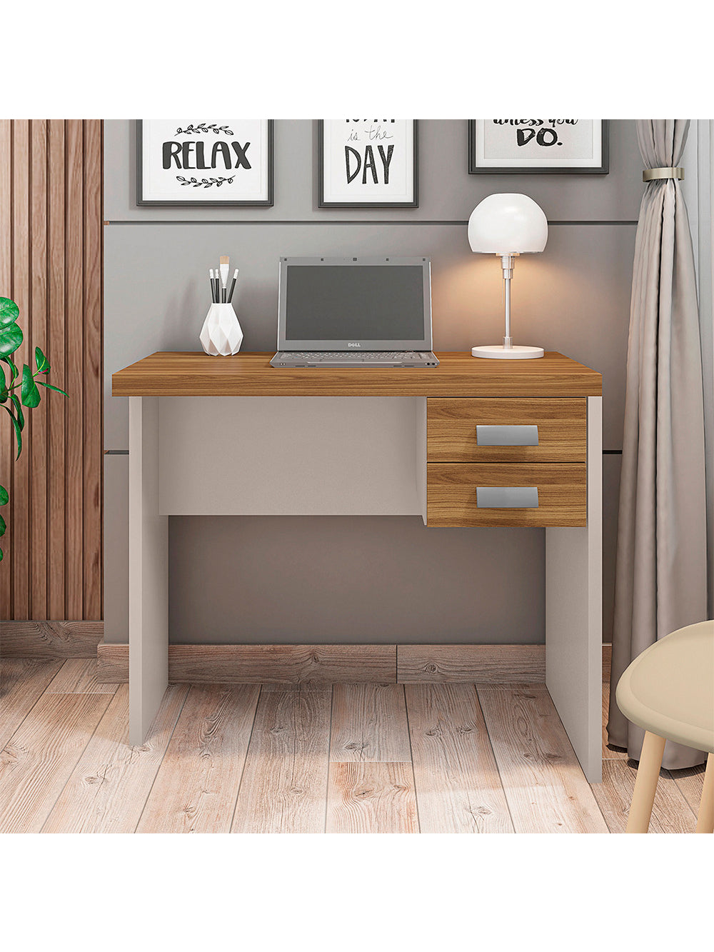 Mesa De Computador com Gaveteiro Escritório Studio 0.9 Caemmun