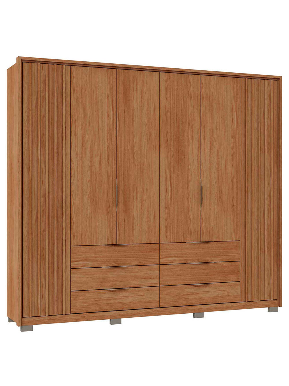 Guarda Roupa Casal Maximus 6 Portas 6 Gavetas Caemmun - Buriti