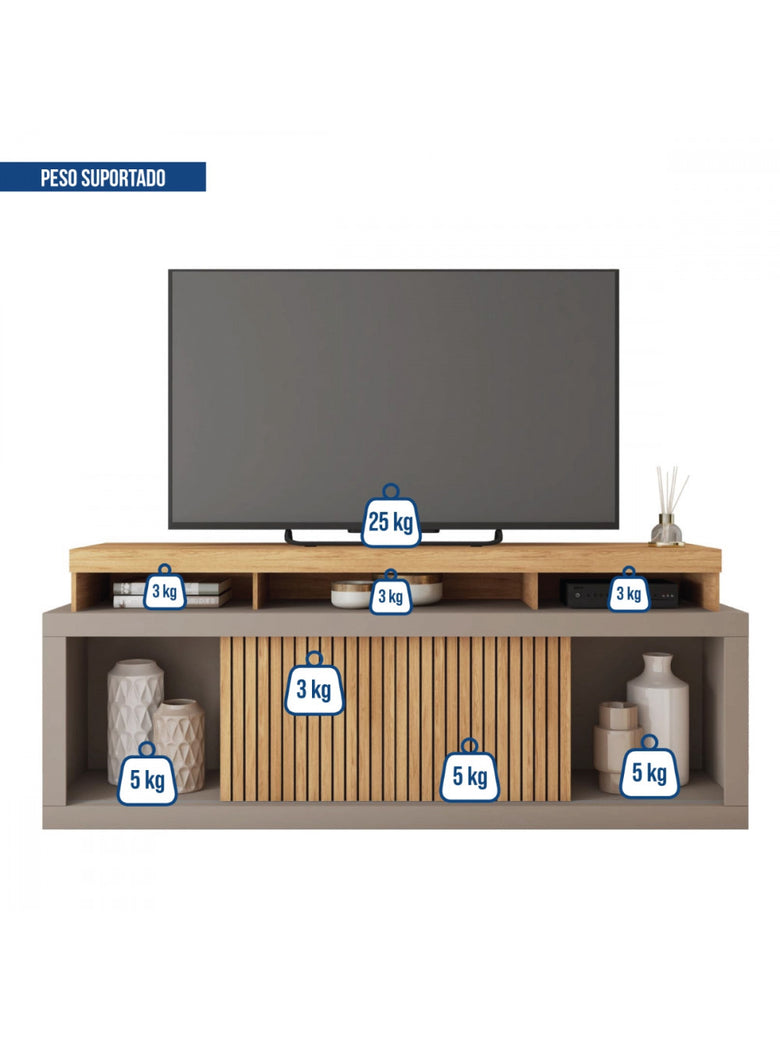 Rack Bancada para Tv até 70 Polegadas Aegon Caemmun