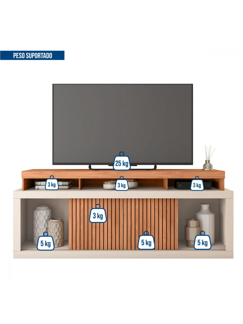 Rack Bancada para Tv até 70 Polegadas Aegon Caemmun