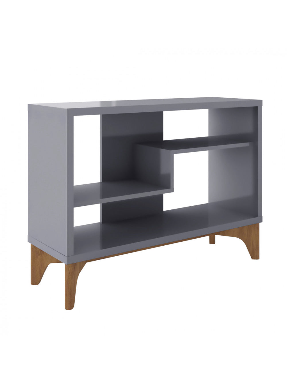 Estante Para Livro Decorativa Loft Caemmun - Off White/Natture