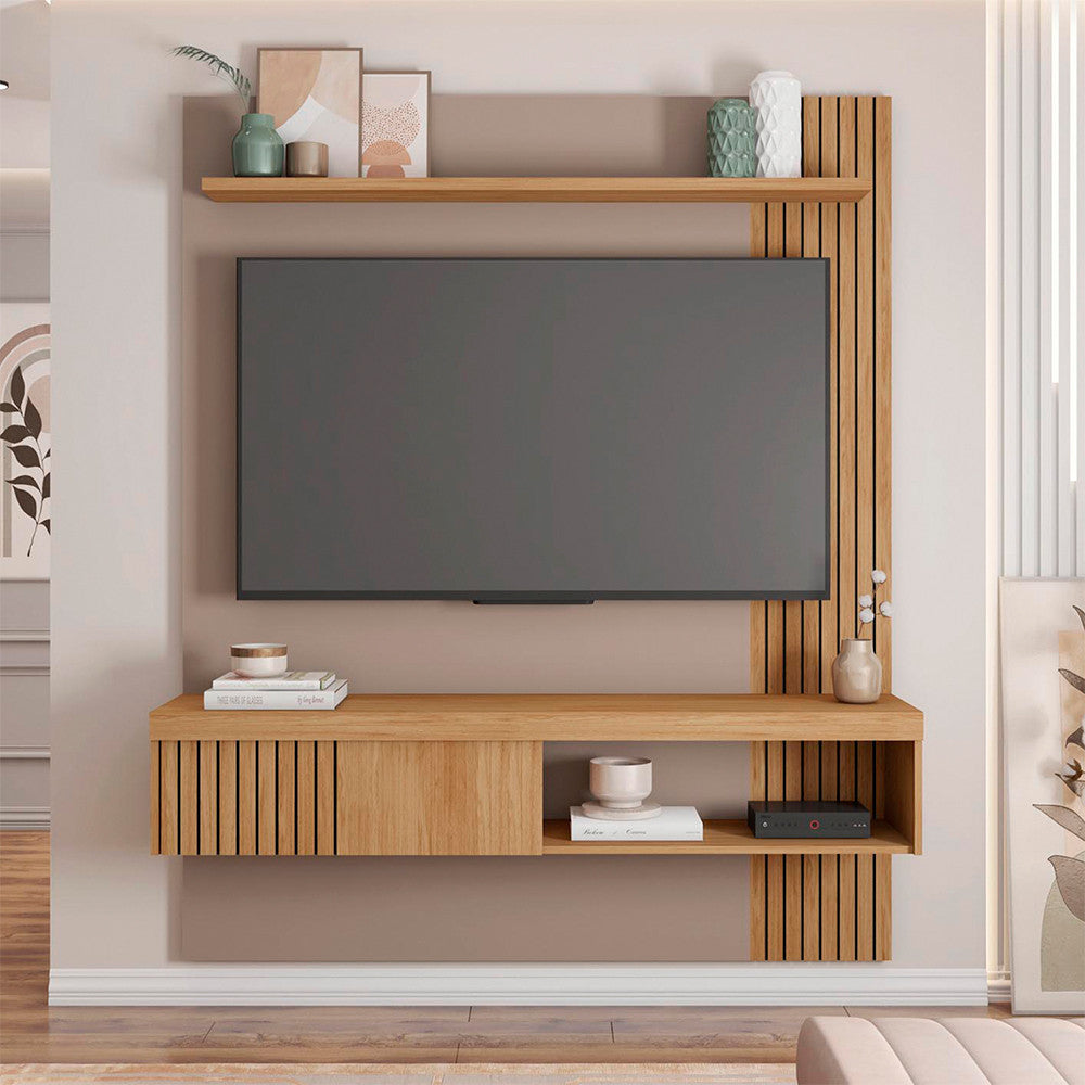 Painel para Tv até 65 Polegadas Jade 1.5 Caemmun - Fendi com Havana