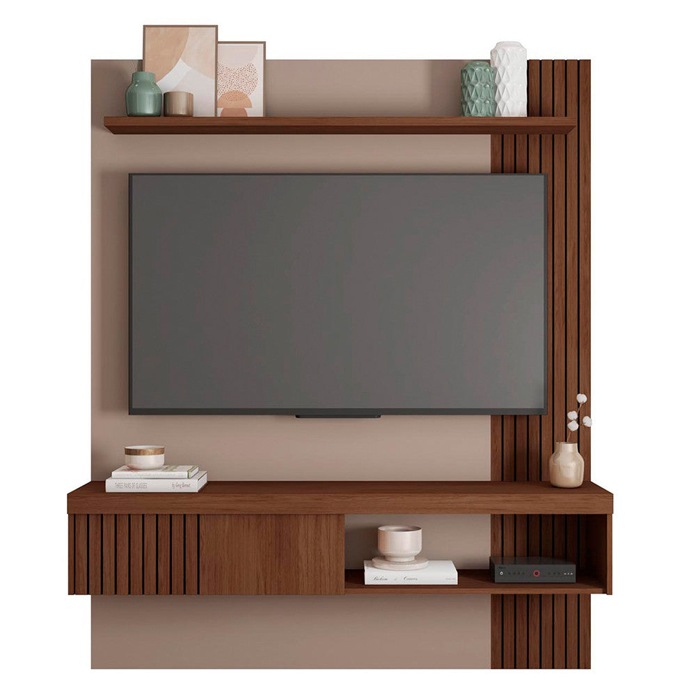 Painel para Tv até 65 Polegadas Jade 1.5 Caemmun - Fendi com Havana