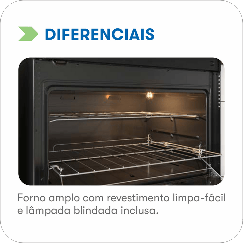 Fogão  4 Bocas Automático Itamaster Itatiaia