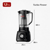 Liquidificador Mondial Turbo Power L-99-FB 3 Velocidades 550W
