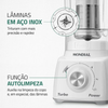 Liquidificador Mondial Turbo Power L-99 WG com Filtro 3 Velocidades 550W