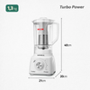 Liquidificador Mondial Turbo Power L-99 WG com Filtro 3 Velocidades 550W