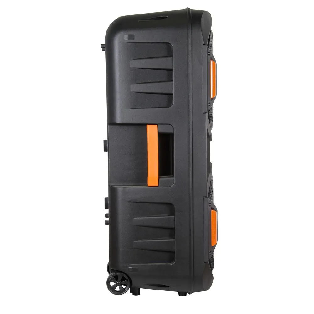 Caixa de Som Torre Amplificada Bluetooth e USB LED 1600W LTS12 Lenoxx - PRETO