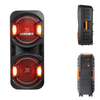 Caixa de Som Torre Amplificada Bluetooth e USB LED 1600W LTS12 Lenoxx