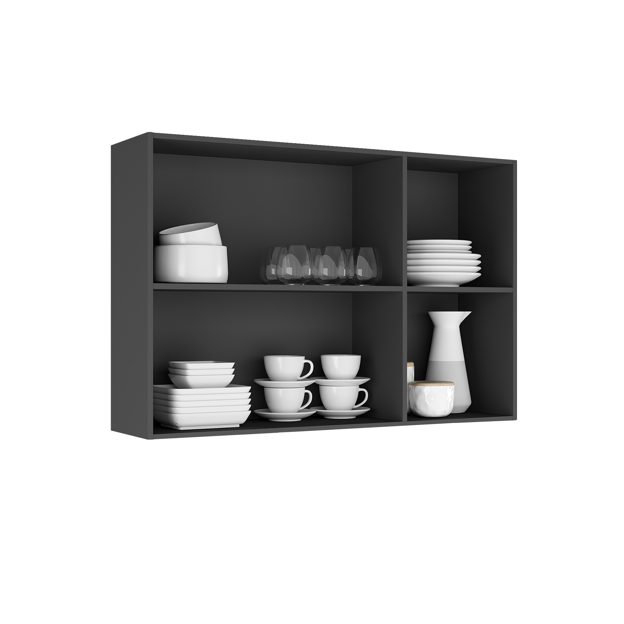 Armário aéreo 120cm 3 Portas Lúmina Itatiaia