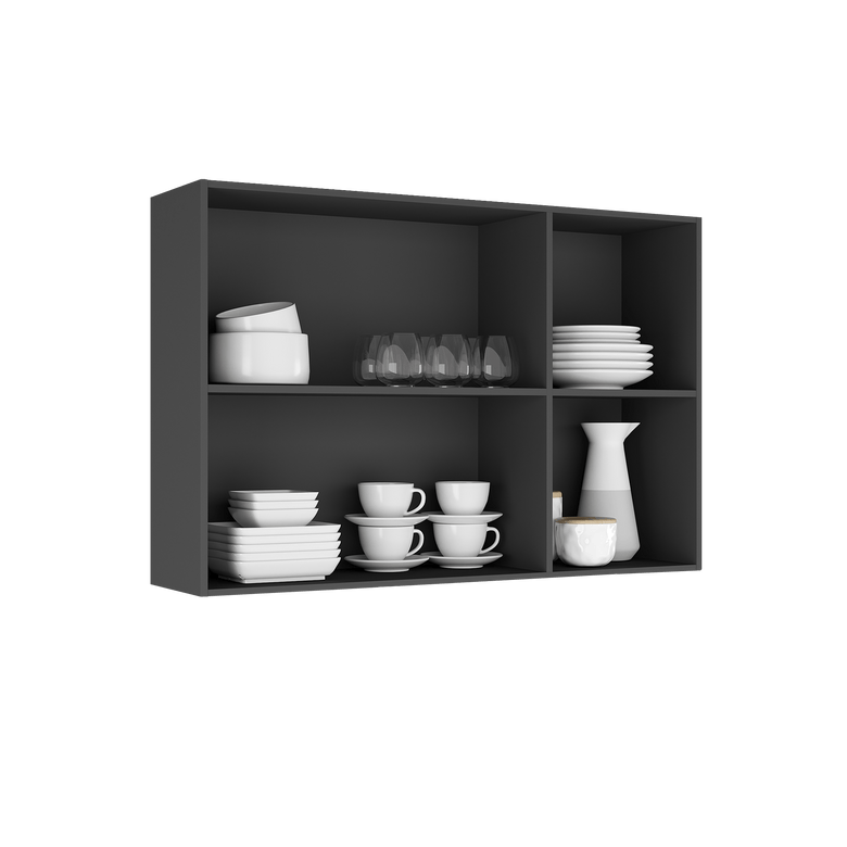 Armário aéreo 120cm 3 Portas Lúmina Itatiaia