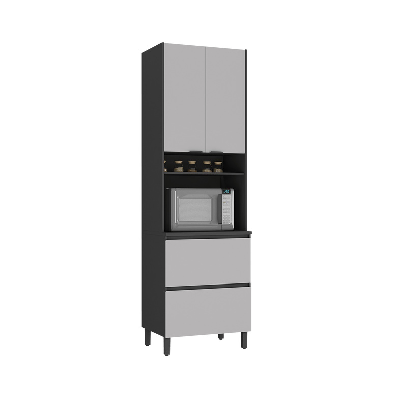 Paneleiro 70 cm 2 Portas 1 Gaveta Lumina Itatiaia