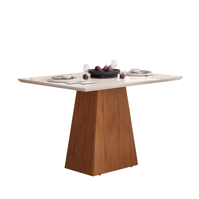 Conjunto de Mesa de Jantar Dulce 120x90 com 4 Cadeiras Zoe Dj Móveis