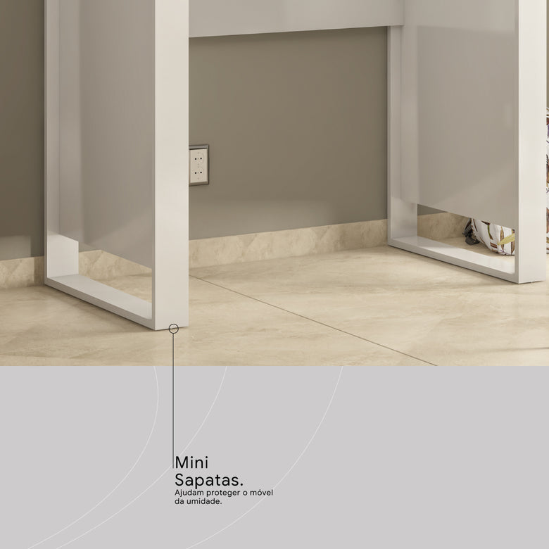 Escrivaninha com 1 porta e 1 Gaveta Morada Demóbile