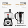 Multiprocessador Mondial Turbo Chef 7 em 1 MPN-01-BE 2 Velocidades 1000W