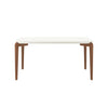 Mesa de Jantar Donatella 135cm Retangular com Vidro Província para 4 Lugares