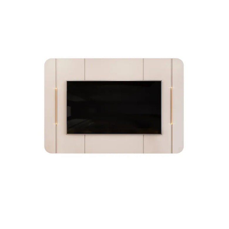 Painel Para TV até 65" MDF Luminárias de LED Adele DJ Móveis