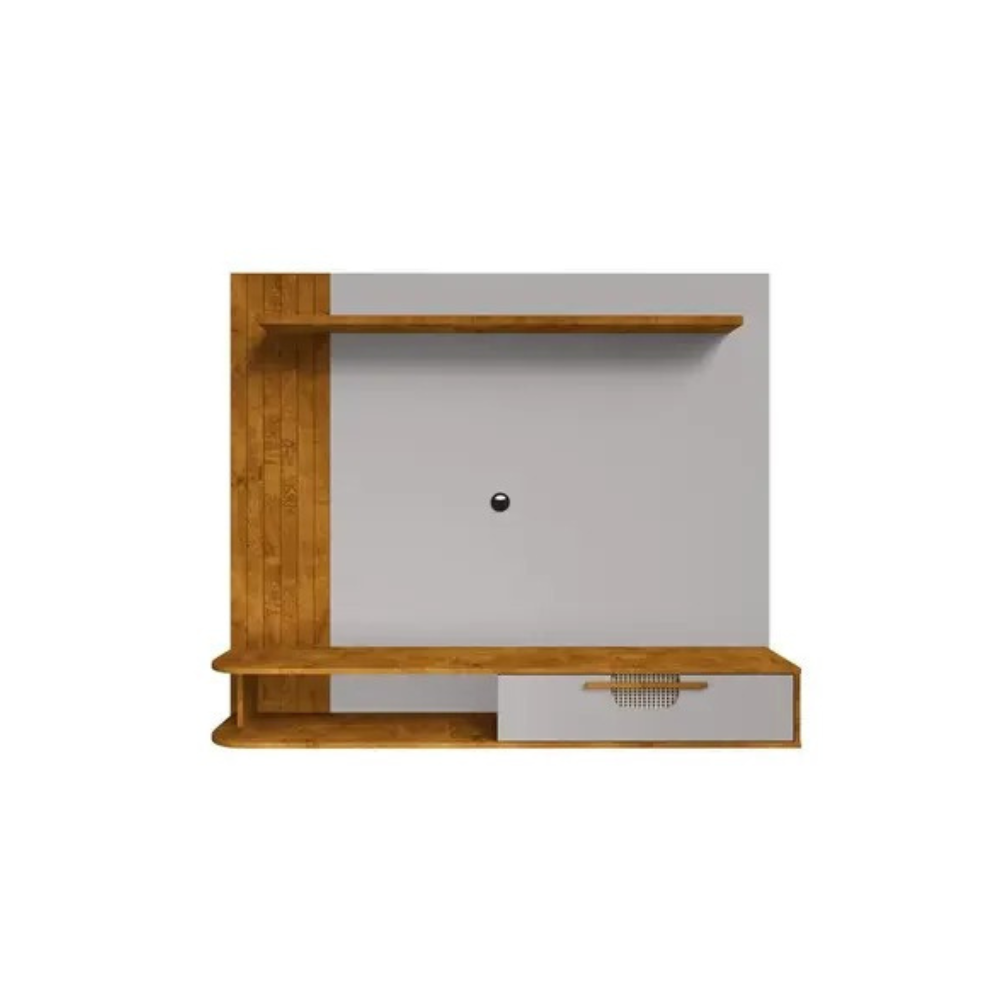 Painel para TV até 65 Polegadas Jeri Bechara - NATURELE/OFF WHITE