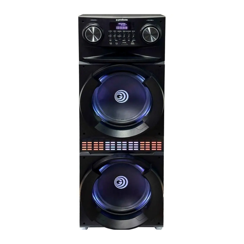 Caixa de Som Torre 2200w Bluetooth Power Party Gradiente