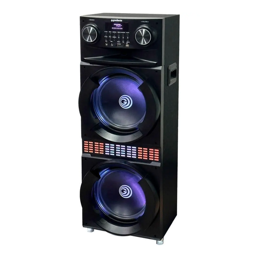Caixa de Som Torre 2200w Bluetooth Power Party Gradiente - PRETO