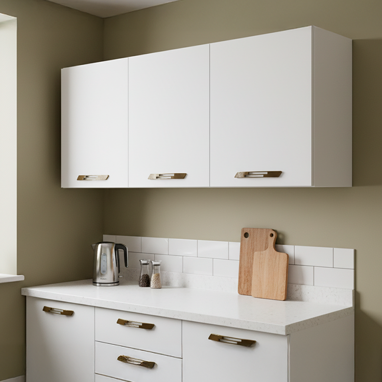 Armários Aéreo Isa 3 Portas 103cm CHF Móveis