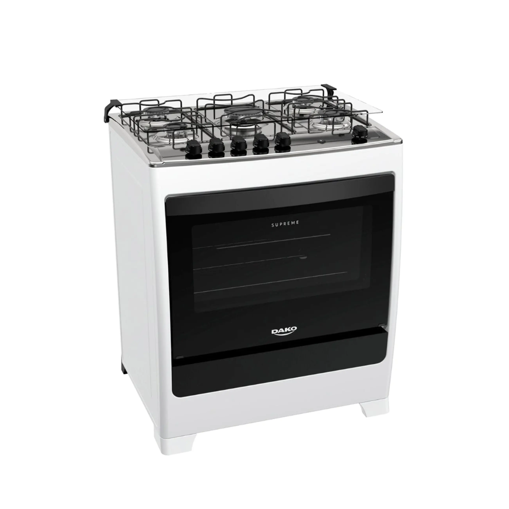 Fogão 5 Bocas  Automático piso Supreme Dako - BRANCO