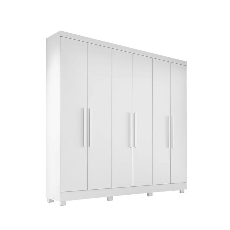 Guarda Roupa Casal 6 Portas 2 Gavetas Sergipe Bianchi