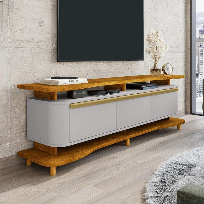 Rack para TV até 75 Polegadas Guarapari Bechara 180cm com 3 Portas