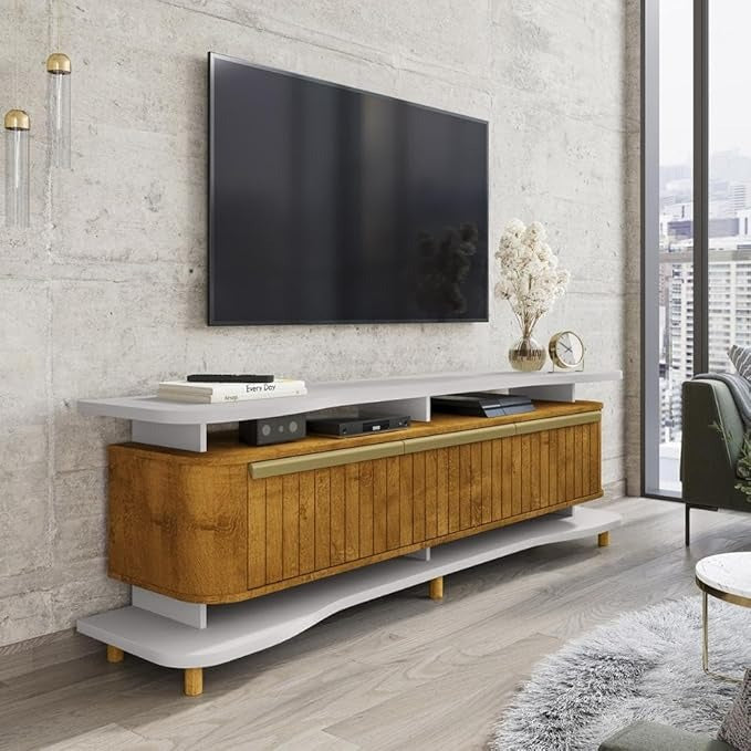 Rack para TV até 75 Polegadas Guarapari Bechara 180cm com 3 Portas