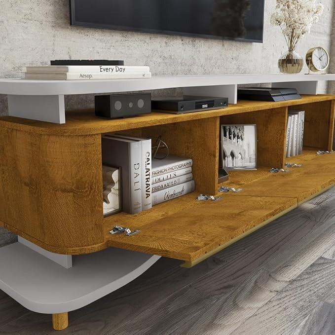 Rack para TV até 75 Polegadas Guarapari Bechara 180cm com 3 Portas