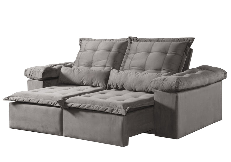 Sofá Retrátil e Reclinável 3 Lugares Dream Bacetto