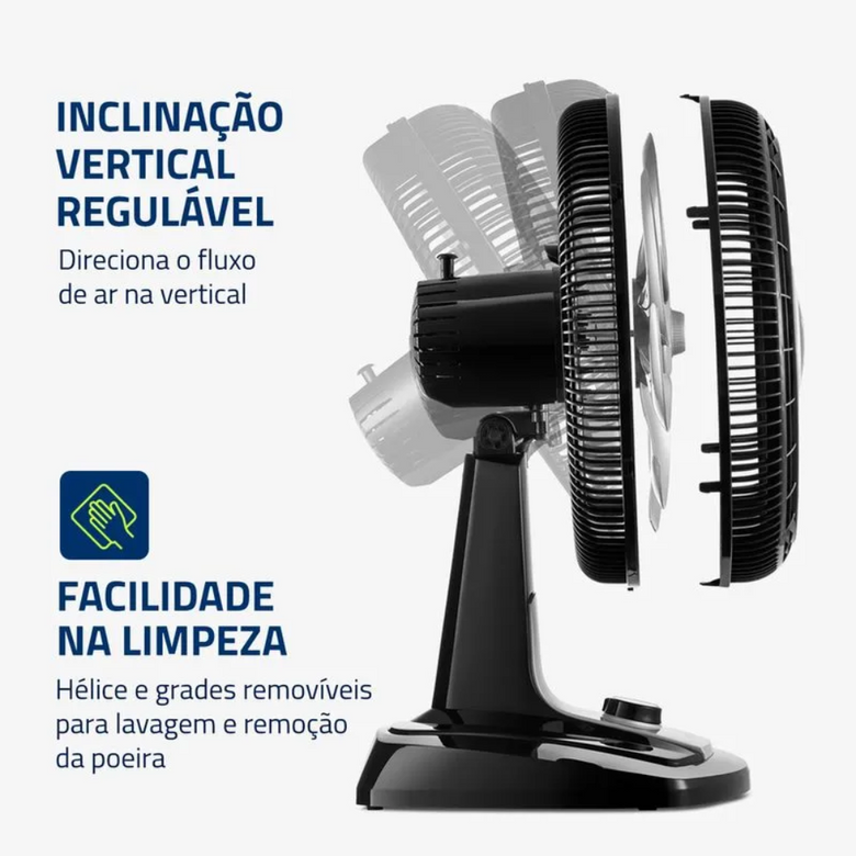 Ventilador de Mesa Mondial VTX-40 40cm 8 Pás
